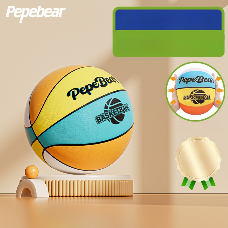 Penktos kartos tylus vidaus krepšinis vaikams, su rėmu ir putplasčio kamuoliu, su aukštu atšokimu