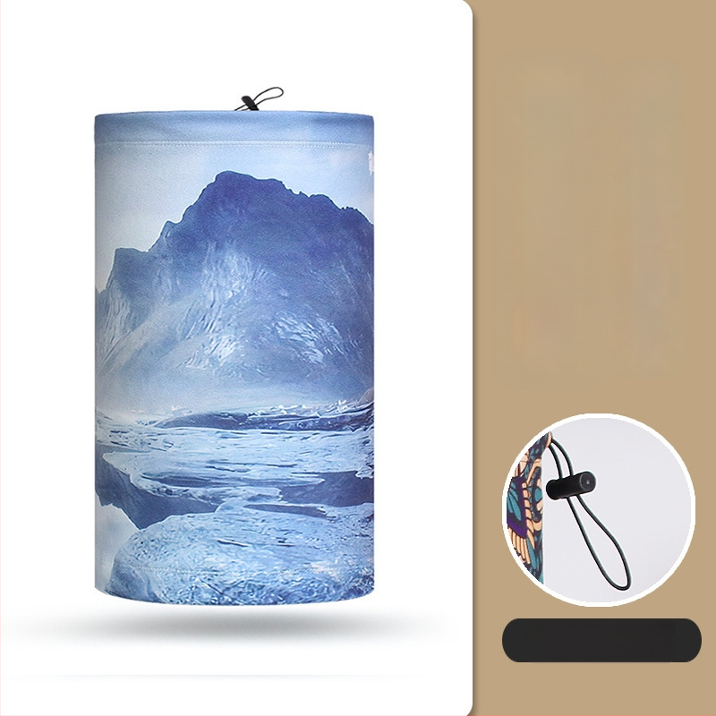 Dviračių maska lauko naudojimui, universalus dizainas, poliesterio audinys, vėju atspari ir šalčiui atspari, Moonbeam Bear