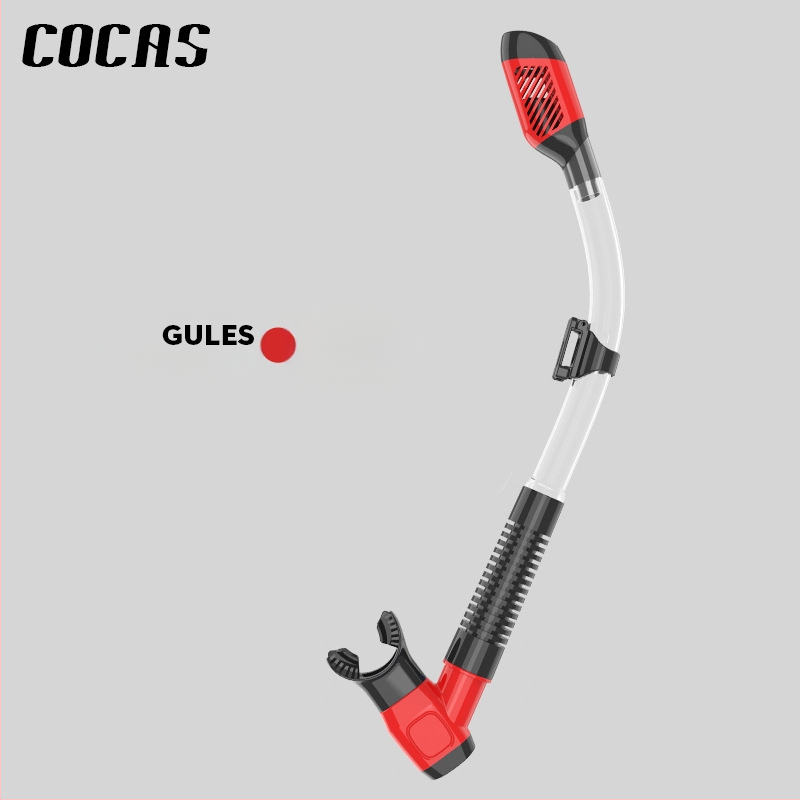 Priekšējā uzstādījuma pilnīgi sausais šnorkeles elpošanas kanāls treniņam brīvās niršanas — Modelis Kekatong