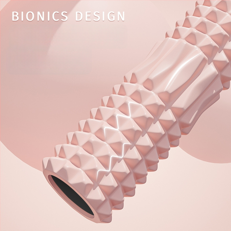 Sanfan jogos masažo rinkinys — putplasčio volelis EVA+PVC, spygliuota masažo lazdelė, fascijos kamuolys