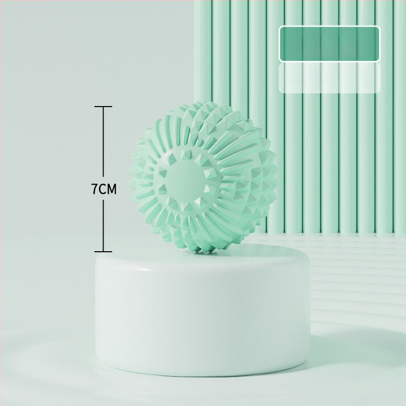 Sanfan jogos masažo rinkinys — putplasčio volelis EVA+PVC, spygliuota masažo lazdelė, fascijos kamuolys