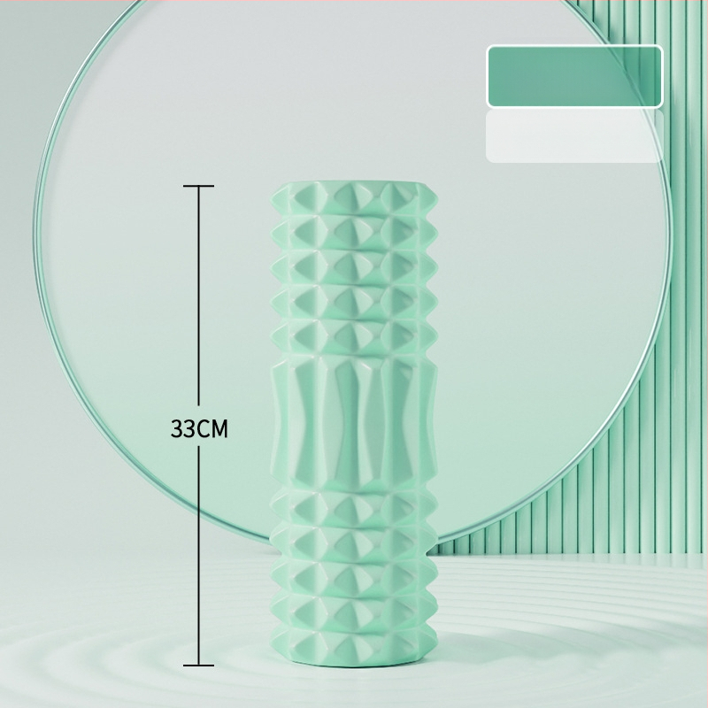 Sanfan jogos masažo rinkinys — putplasčio volelis EVA+PVC, spygliuota masažo lazdelė, fascijos kamuolys