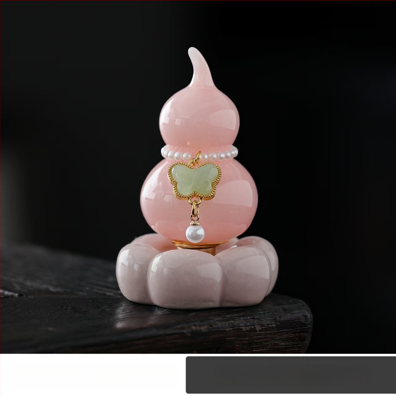 Keraminė dekoracija augalams su moliūgo forma (keramika; augalų dekoras; naujojo Kinų stiliaus)