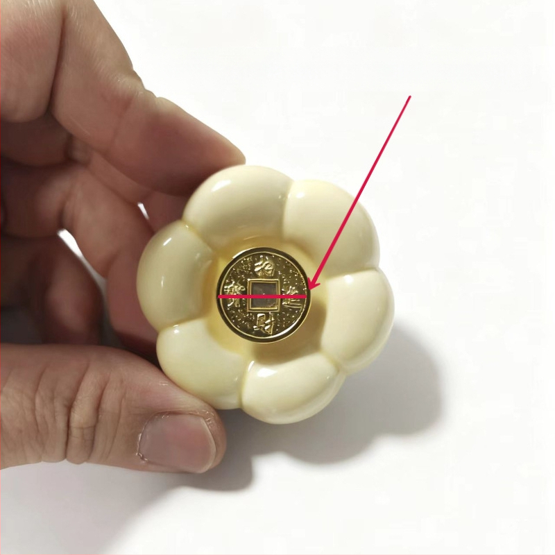 Keraminė dekoracija augalams su moliūgo forma (keramika; augalų dekoras; naujojo Kinų stiliaus)