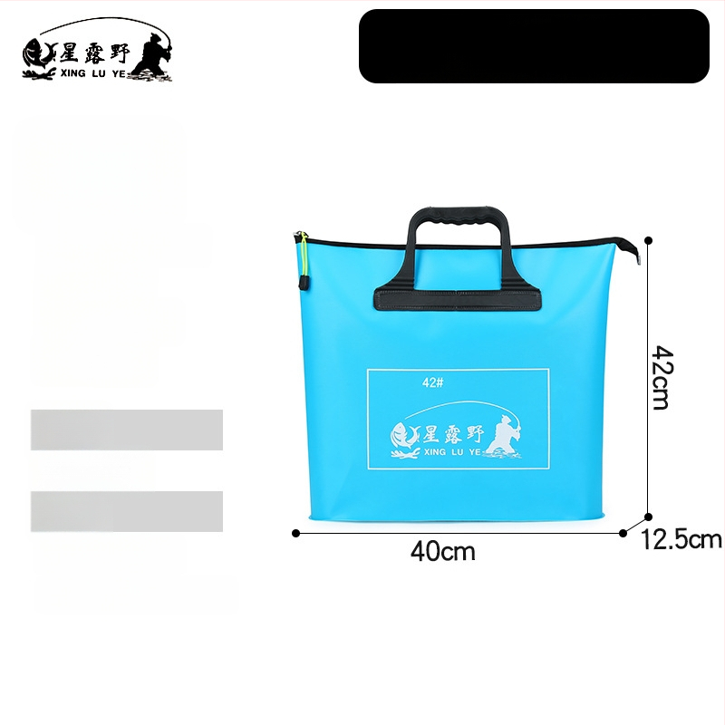 Морска риболовна чанта – EVA материал, водоустойчива, сгъваща се и преносима; предназначена за зареждане на примамки и съхранение на въдица, линия и макара.