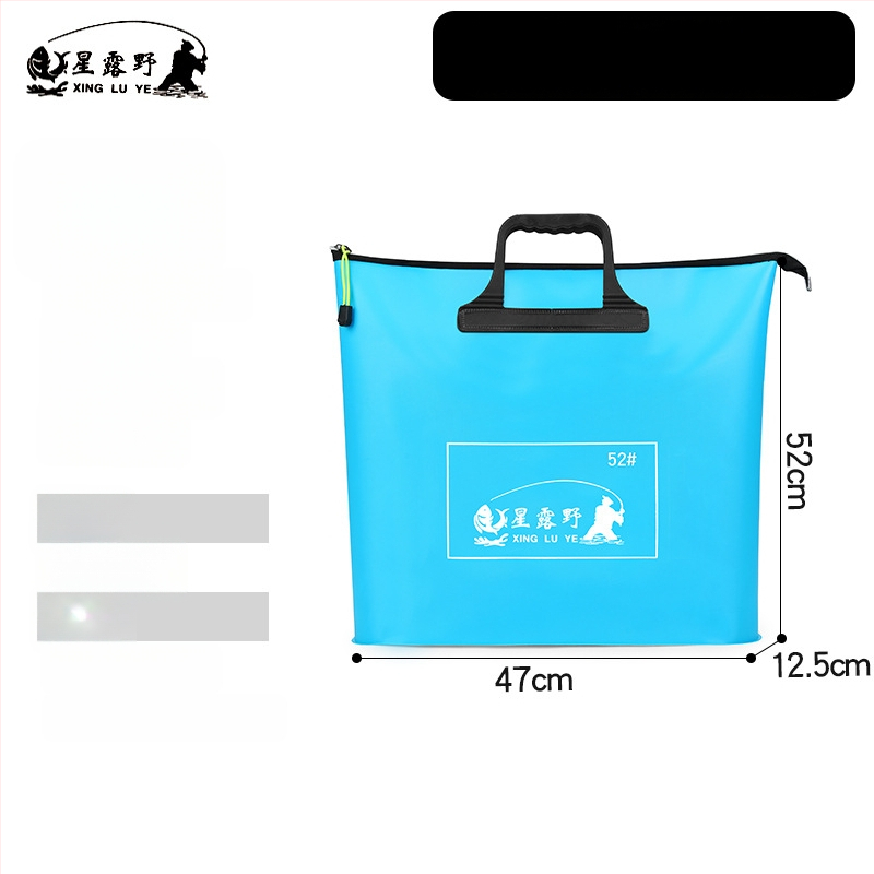 Морска риболовна чанта – EVA материал, водоустойчива, сгъваща се и преносима; предназначена за зареждане на примамки и съхранение на въдица, линия и макара.