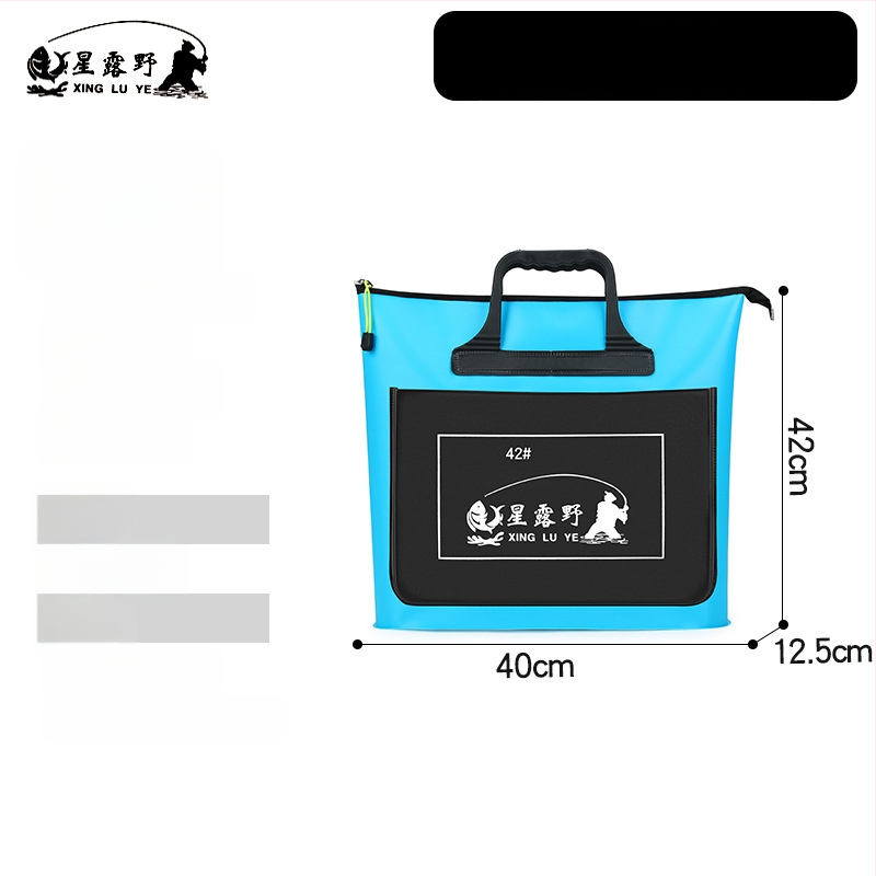 Морска риболовна чанта – EVA материал, водоустойчива, сгъваща се и преносима; предназначена за зареждане на примамки и съхранение на въдица, линия и макара.