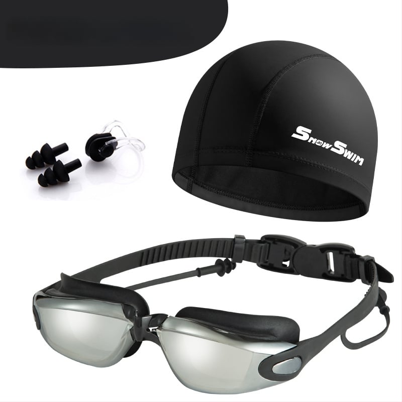 SnowSwim antifog peldēšanas brilles, PC lēcas, pieaugušajiem