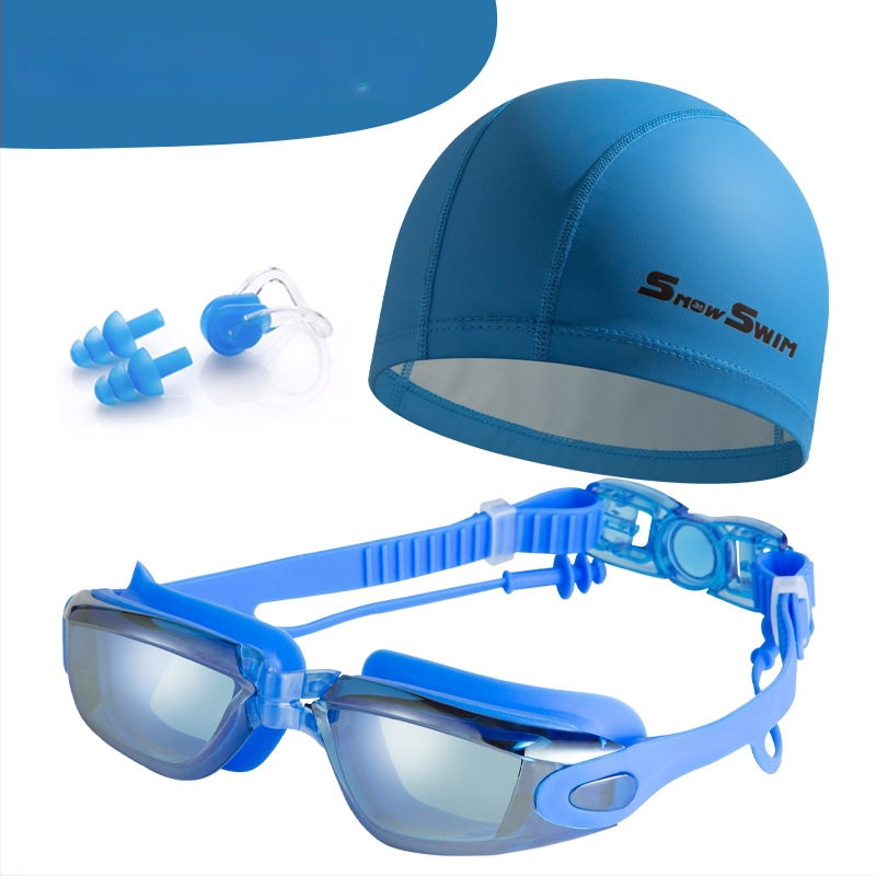 SnowSwim antifog peldēšanas brilles, PC lēcas, pieaugušajiem