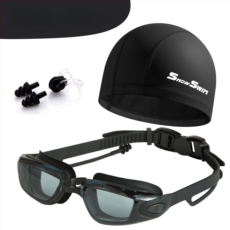 SnowSwim antifog peldēšanas brilles, PC lēcas, pieaugušajiem