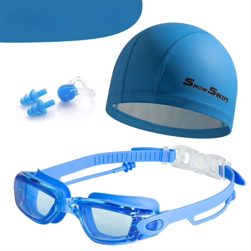 SnowSwim antifog peldēšanas brilles, PC lēcas, pieaugušajiem