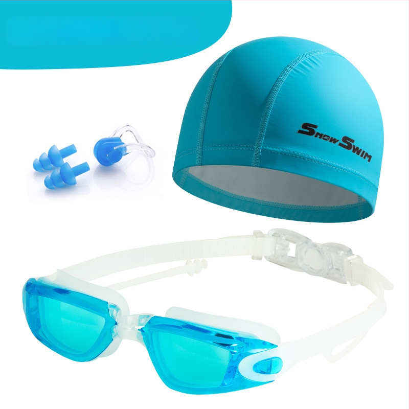 SnowSwim antifog peldēšanas brilles, PC lēcas, pieaugušajiem