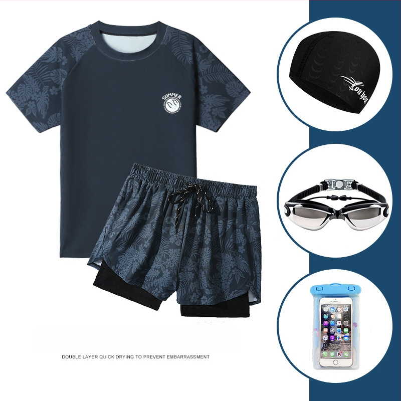 Vyrų maudymosi komplektas – poliesterio audinys, poliesterio pamušalas, briefs stilius, tinkamas plaukiojimui ir vandens pratyboms