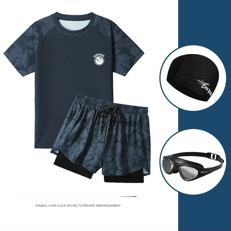 Vyrų maudymosi komplektas – poliesterio audinys, poliesterio pamušalas, briefs stilius, tinkamas plaukiojimui ir vandens pratyboms