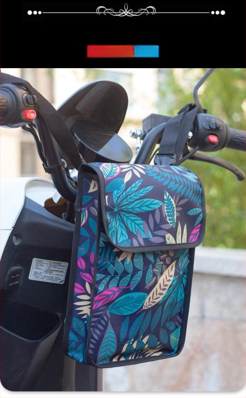 Велосипедна чанта водоустойчива, 3L капацитет, модел 588, платно, предно отделение за съхранение