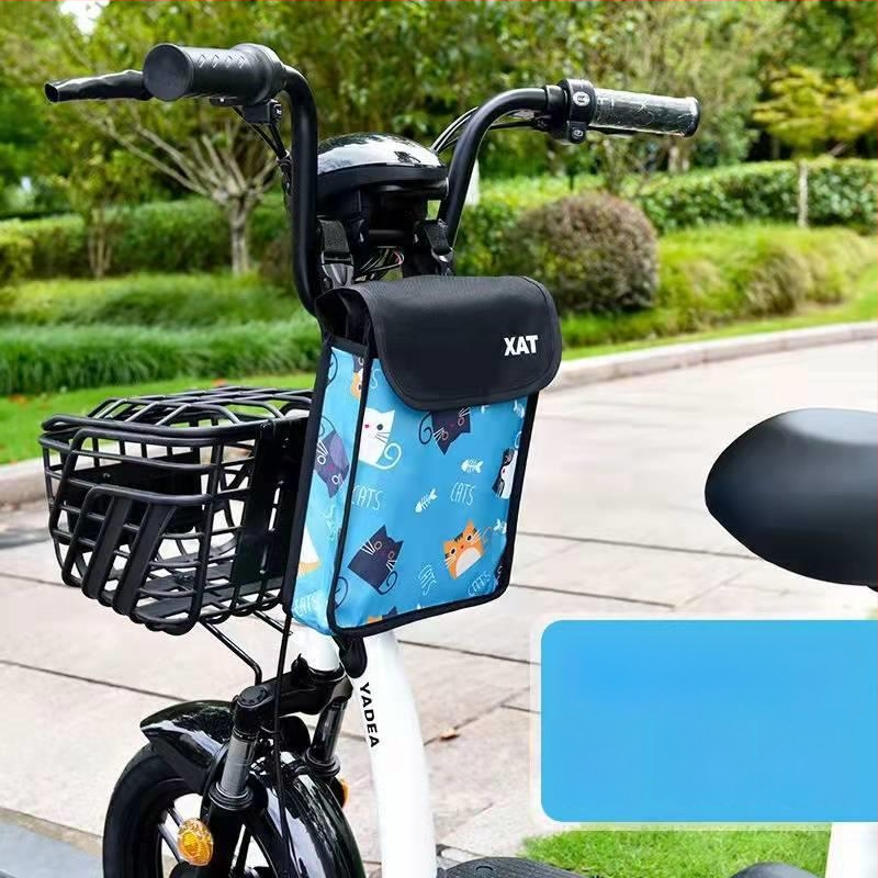 Велосипедна чанта водоустойчива, 3L капацитет, модел 588, платно, предно отделение за съхранение