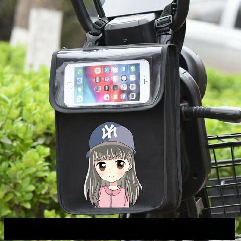 Велосипедна чанта водоустойчива, 3L капацитет, модел 588, платно, предно отделение за съхранение