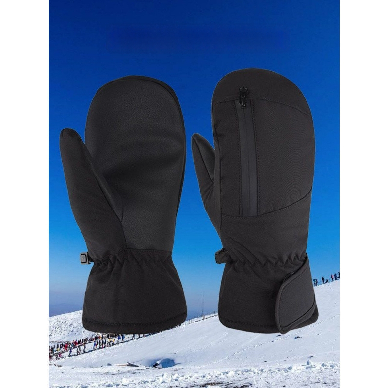 Slēpošanas cimdi (neitrāls dzimums; universāls vecums; materiāls: gumija/plastika; autorizēta privāta zīmola)