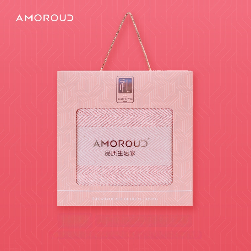 Mufando Dovanų komplektas vonios rankšluosčiams – Elegantiški prabangūs rankšluosčiai, Coral Fleece, 280 g, Siuvimas, Dovanų Dėžutė