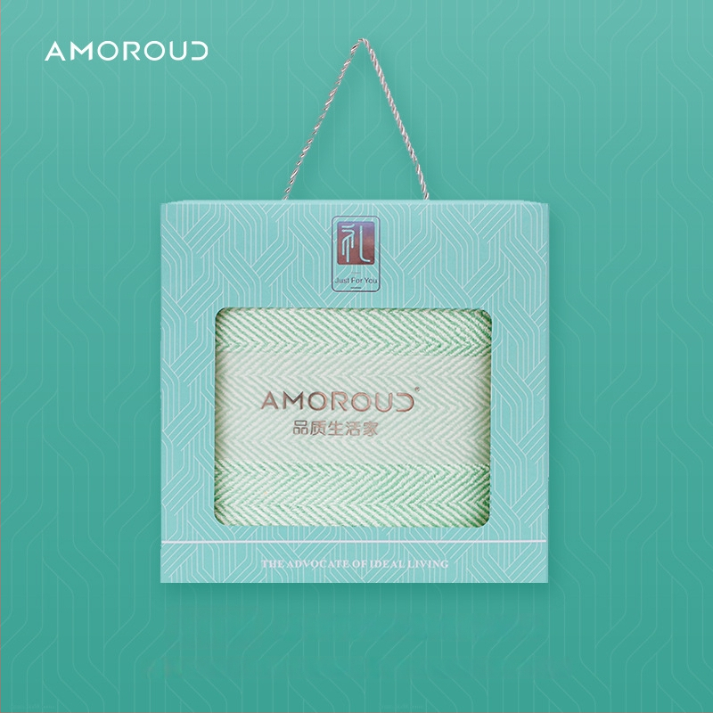 Mufando Dovanų komplektas vonios rankšluosčiams – Elegantiški prabangūs rankšluosčiai, Coral Fleece, 280 g, Siuvimas, Dovanų Dėžutė