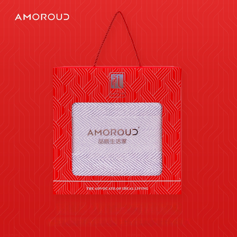 Mufando Dovanų komplektas vonios rankšluosčiams – Elegantiški prabangūs rankšluosčiai, Coral Fleece, 280 g, Siuvimas, Dovanų Dėžutė