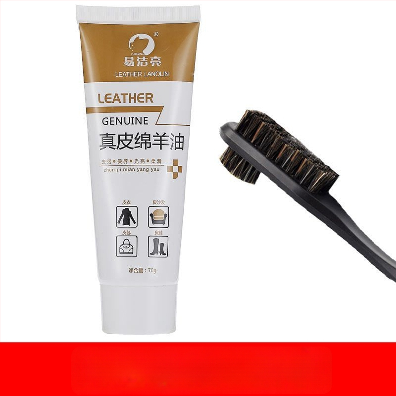 Bőr cipőpolírozó készlet – szilárd polírozó, karbantartó olaj és tisztító kefék készlet