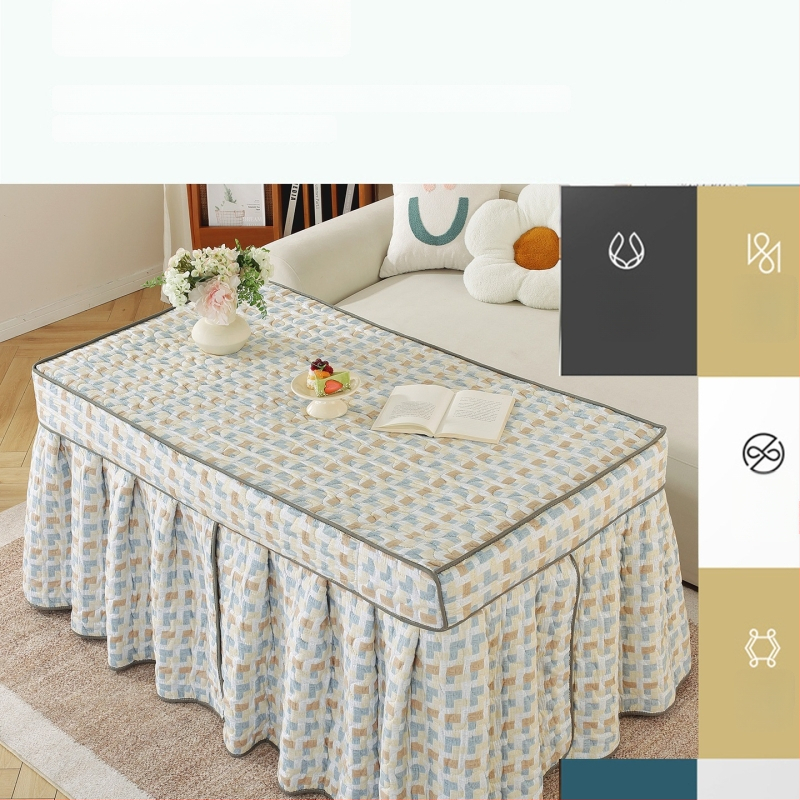 Universāls mēbeļu pārklājs ar zīda ziedu rakstu, putekļu aizsardzība dīvānam/klimata iekārtai