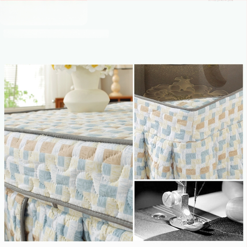 Universāls mēbeļu pārklājs ar zīda ziedu rakstu, putekļu aizsardzība dīvānam/klimata iekārtai