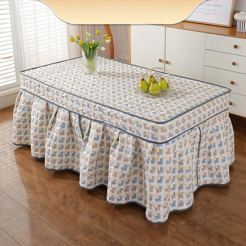 Universāls mēbeļu pārklājs ar zīda ziedu rakstu, putekļu aizsardzība dīvānam/klimata iekārtai