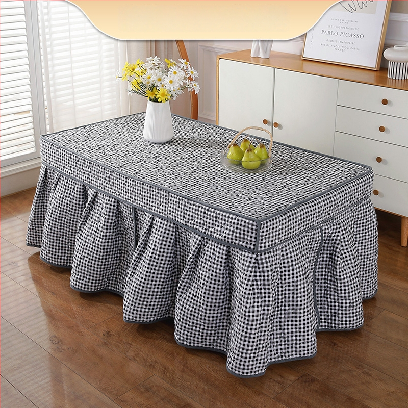 Universāls mēbeļu pārklājs ar zīda ziedu rakstu, putekļu aizsardzība dīvānam/klimata iekārtai