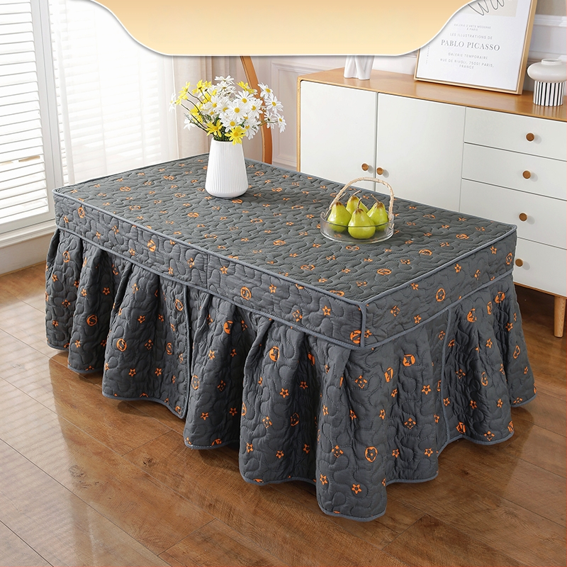 Universāls mēbeļu pārklājs ar zīda ziedu rakstu, putekļu aizsardzība dīvānam/klimata iekārtai