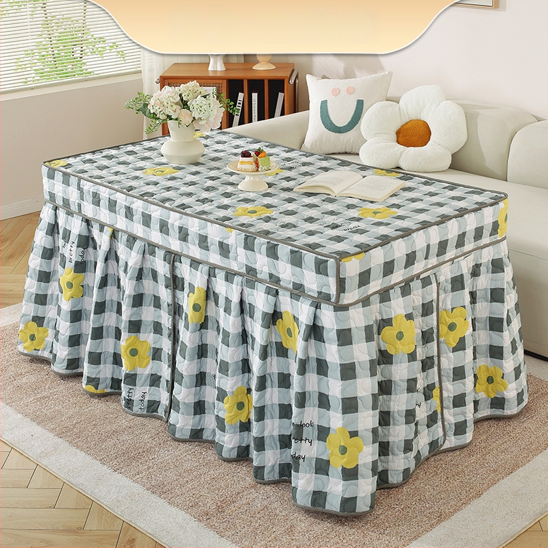 Universāls mēbeļu pārklājs ar zīda ziedu rakstu, putekļu aizsardzība dīvānam/klimata iekārtai