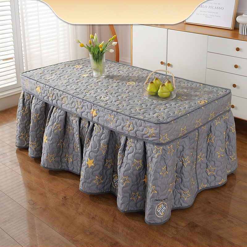 Universāls mēbeļu pārklājs ar zīda ziedu rakstu, putekļu aizsardzība dīvānam/klimata iekārtai