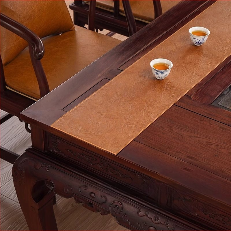 Naujosios kinų stiliaus stalinis vėliava, PVC 70% / Poliesteris 30%, svetainė, vientisas raštas, pritaikomas