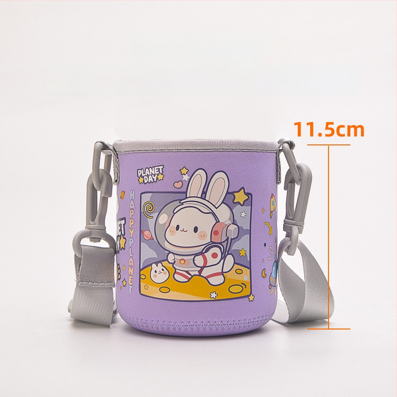 Laste tassiümbris - karikatuurne disain, kanga materjal, kohandamine saadaval, logotüübi trükkimine võimalik, esmaklassiline kvaliteet