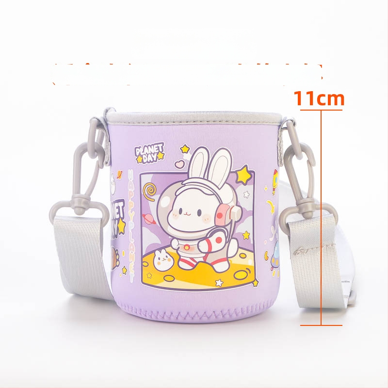 Laste tassiümbris - karikatuurne disain, kanga materjal, kohandamine saadaval, logotüübi trükkimine võimalik, esmaklassiline kvaliteet