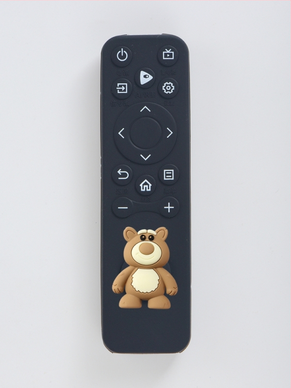 CN3A61 Hisense nuotolinio valdymo apsauginis silikoninis dėklas, pilna apsauga, atsparus smūgiams, medvilnės pamušalas, paprastas ir šiuolaikiškas stilius, dulkių atsparus