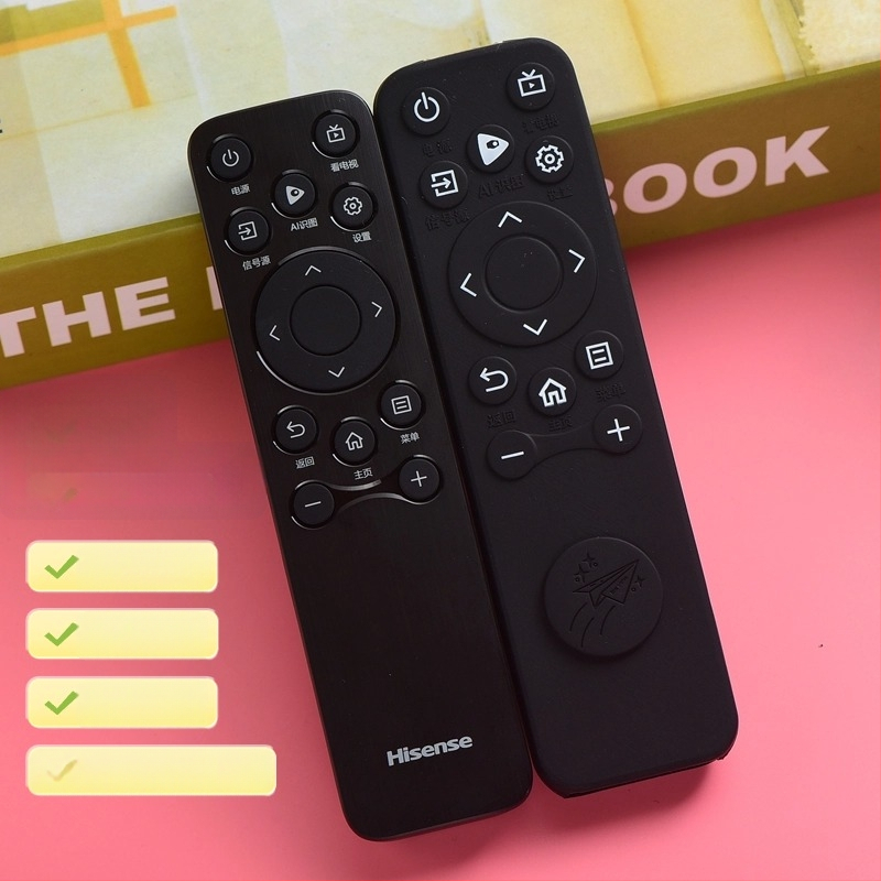 CN3A61 Hisense nuotolinio valdymo apsauginis silikoninis dėklas, pilna apsauga, atsparus smūgiams, medvilnės pamušalas, paprastas ir šiuolaikiškas stilius, dulkių atsparus