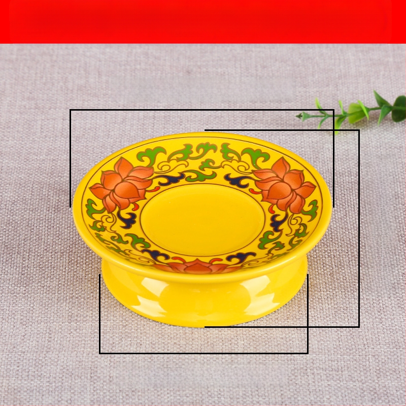 Vaisių lėkštė Budai, dekoratyvinė lėkštė su šilko gėle, universalaus stiliaus, paviršius: kitas, dovana gimtadieniui