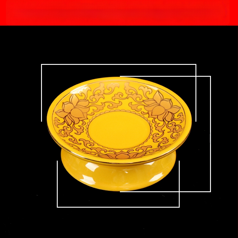 Vaisių lėkštė Budai, dekoratyvinė lėkštė su šilko gėle, universalaus stiliaus, paviršius: kitas, dovana gimtadieniui