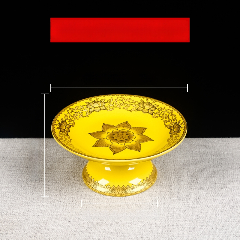 Vaisių lėkštė Budai, dekoratyvinė lėkštė su šilko gėle, universalaus stiliaus, paviršius: kitas, dovana gimtadieniui