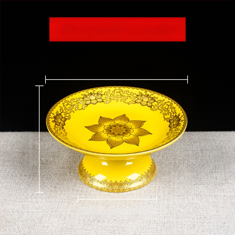 Vaisių lėkštė Budai, dekoratyvinė lėkštė su šilko gėle, universalaus stiliaus, paviršius: kitas, dovana gimtadieniui