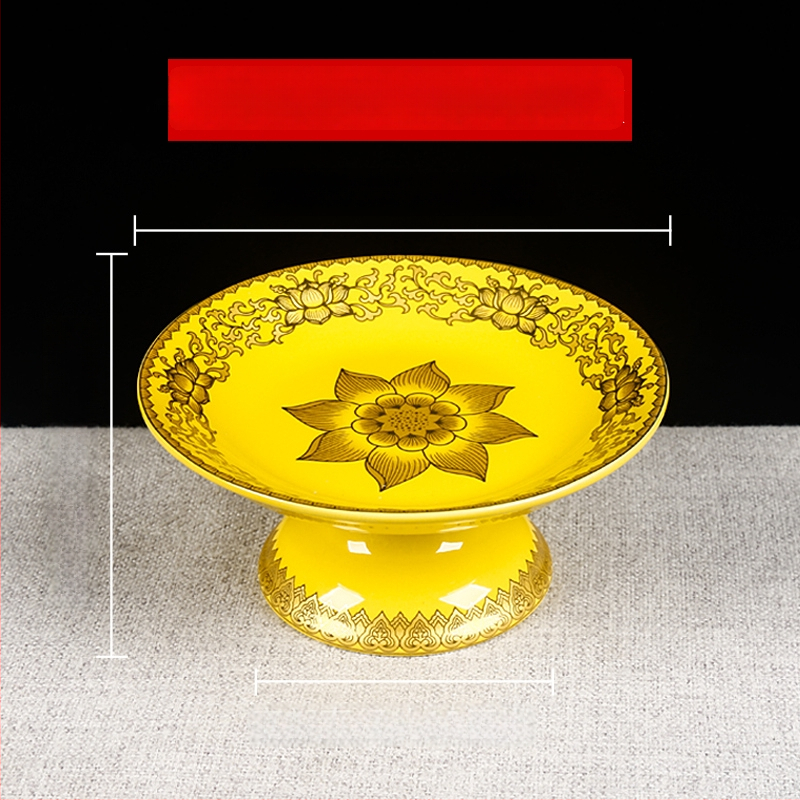 Vaisių lėkštė Budai, dekoratyvinė lėkštė su šilko gėle, universalaus stiliaus, paviršius: kitas, dovana gimtadieniui