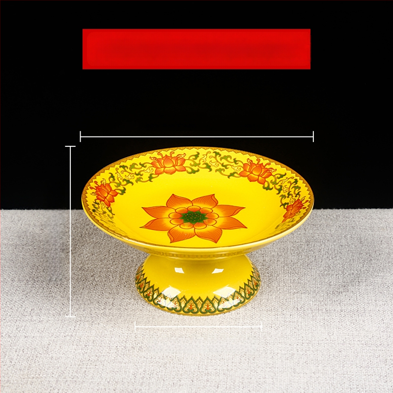 Vaisių lėkštė Budai, dekoratyvinė lėkštė su šilko gėle, universalaus stiliaus, paviršius: kitas, dovana gimtadieniui