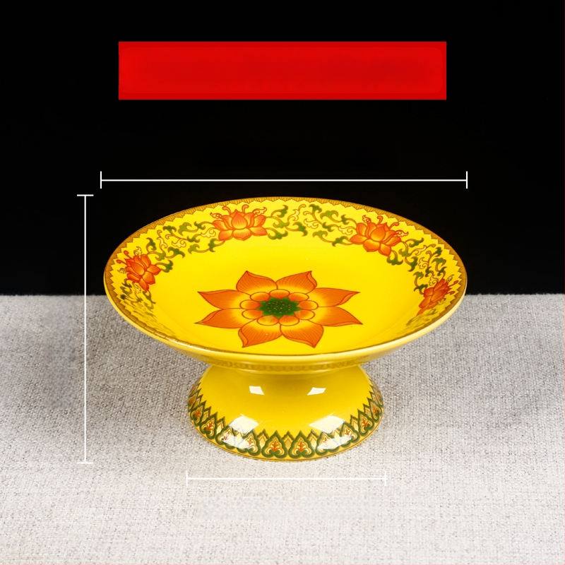 Vaisių lėkštė Budai, dekoratyvinė lėkštė su šilko gėle, universalaus stiliaus, paviršius: kitas, dovana gimtadieniui