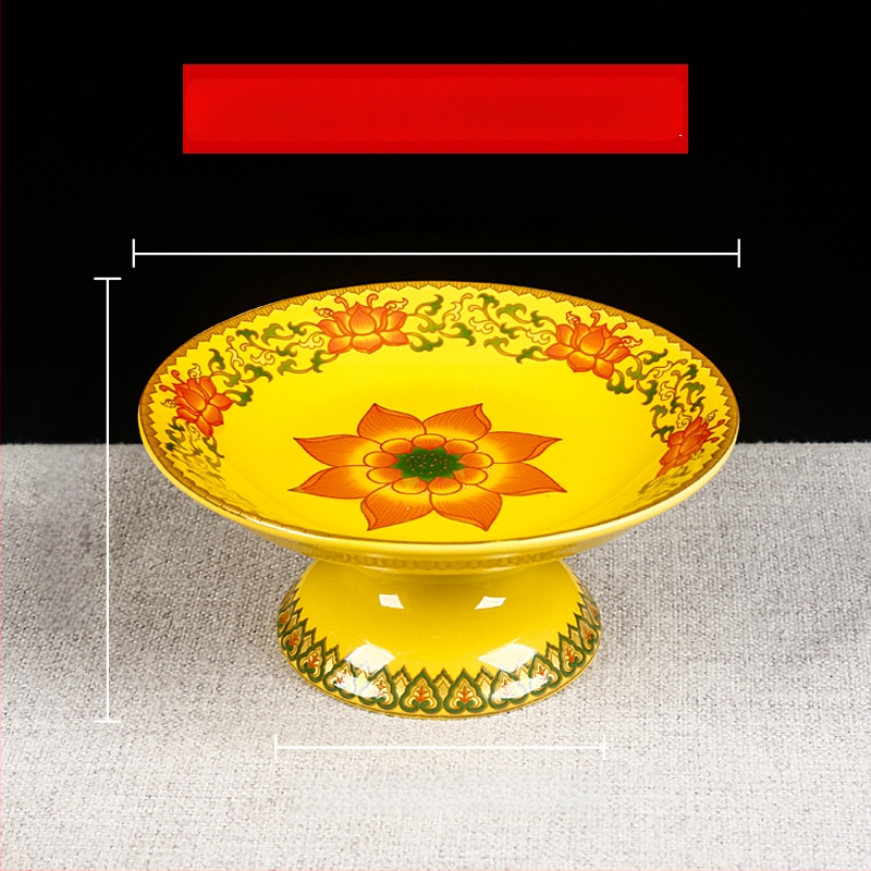 Vaisių lėkštė Budai, dekoratyvinė lėkštė su šilko gėle, universalaus stiliaus, paviršius: kitas, dovana gimtadieniui