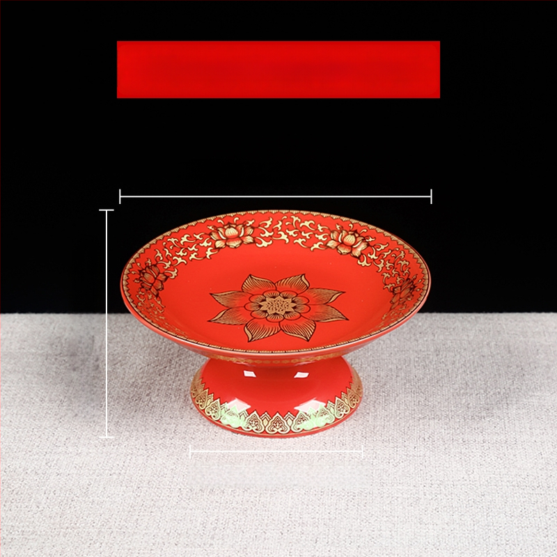 Vaisių lėkštė Budai, dekoratyvinė lėkštė su šilko gėle, universalaus stiliaus, paviršius: kitas, dovana gimtadieniui