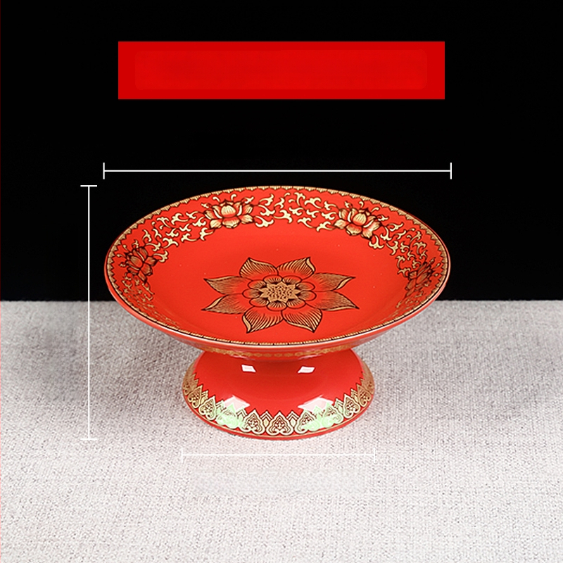 Vaisių lėkštė Budai, dekoratyvinė lėkštė su šilko gėle, universalaus stiliaus, paviršius: kitas, dovana gimtadieniui