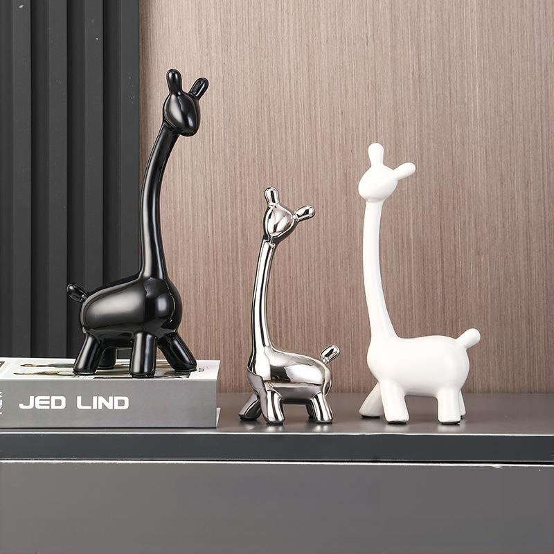 Lufi kutya szobor szintetikus gyantából - modern, minimalist dizájn a nappaliba és szekrényekhez; Anyag: szintetikus gyanta; Kategória: gyanta kézműves tárgyak; Ajándék új otthonra