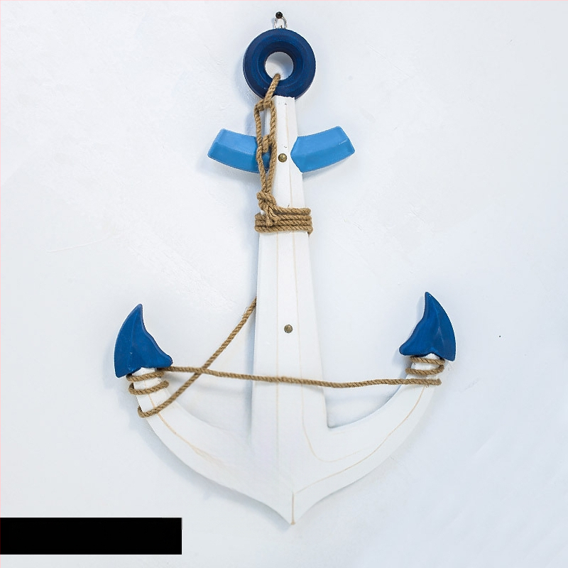 Medinis ankeris – sienos dekoras, Viduržemio jūros stilius, Welcome motyvas, pušies medis